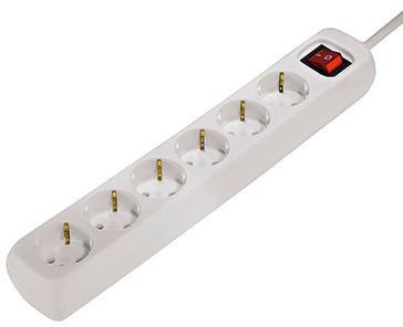 Hama Steckdosenleiste 00030533 6fach Schalter 3m weiß