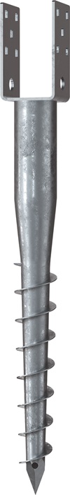 Schraubfundament U L.730mm D.60mm lichte W.71mm 2,6kg STA KRINNER