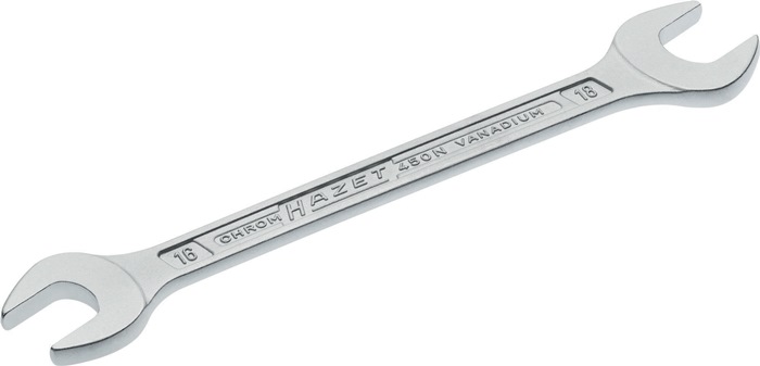 Doppelmaulschlüssel 450N 16x18mm L.205,7mm verchr.HAZET