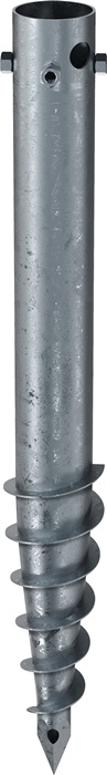 Schraubfundament G L.800mm D.76mm Gew.4xM12 3,7kg STA KRINNER
