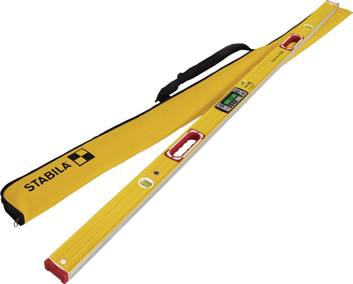Elektronikwasserwaage TECH 196 DL 183cm Alu.gelb ± 0,5 mm/m ± 0,5 mm/m STABILA
