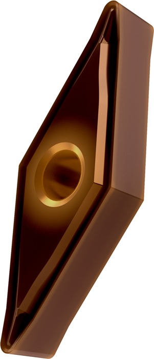 Drehwendeschneidplatte ISO VNMG 160408E-NF:T8430 Bohrungs-D. 3,81mm PVD PRAMET