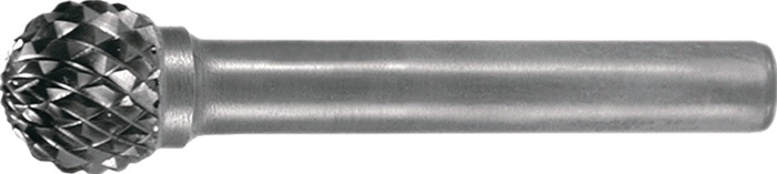 Frässtift KUD D.10mm Kopf-L.9mm Schaft-D.6mm HM Verz.Kreuz TECWERK