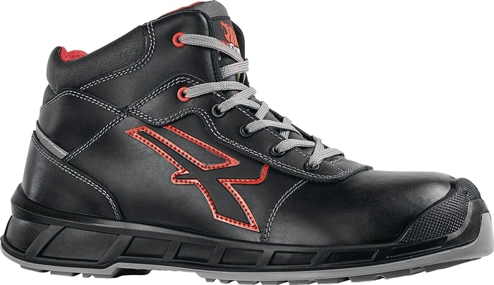 Sicherheitsstiefel Sting Gr.44 W.11 schwarz/rot S3S CI FO SR ESD