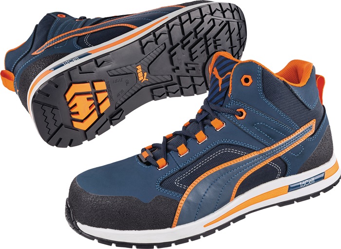 Sicherheitsstiefel Crosstwist MID Gr.40 W.11 blau/orange S3S FO HRO SR