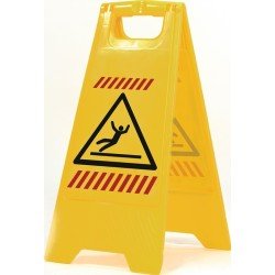 Warnschild Achtung Rutschgefahr Piktogramm B 300xH 570mm