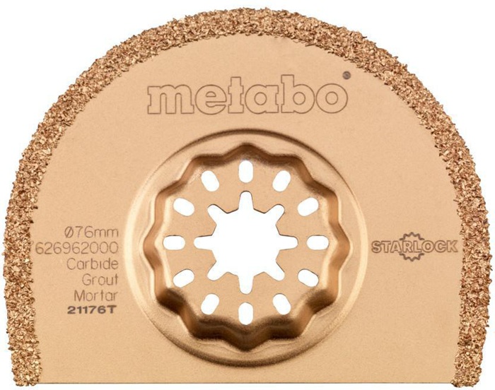 Segmentsägeblatt Starlock D.85mm HM bestreut Korn 30 Zahnt. Riff 30 Metabo
