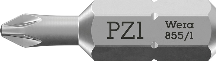 Bit 855/1 Z 1/4 Zoll PZD 1 L.25mm WERA