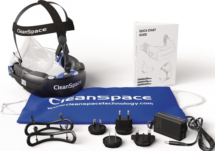 Gebläseatemschutz CleanSpace™ Work KIT m.Halbmaske CLEANSPACE