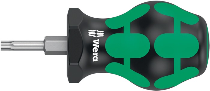 Schraubendreher 367 TORX® Stubby Gr.T 15 Klingen-L.25mm 2K-Griff Rundkl.WERA