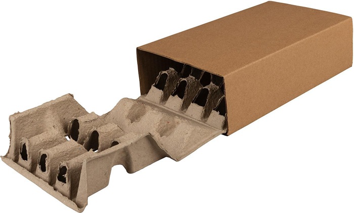 Polsterbox L-BOXeco basic Maße 272x157x70mm Noppenhöhe 35mm TRANSPAK
