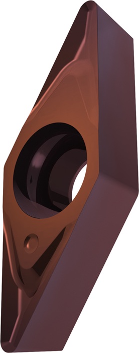 Drehwendeschneidplatte ISO VCGT 070204E-SF3:T8415 D.2,2mm PVD beschichtet