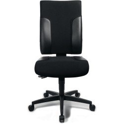 Bürodrehstuhl m.Synchrontechnik schwarz/schwarz 420-540mm o.Armlehnen Trgf.110kg