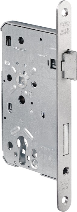 Objekt-Einsteckschloss 0515 PZW 24/ 60/72/8mm DIN R alufinish silber rd