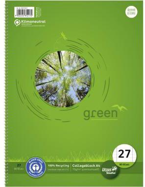 Staufen Collegeblock Green 608575010 DIN A4 70g lin. 80Bl