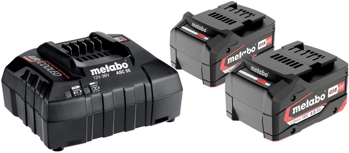 Akku-Set Basic 4,0 18V 2x4Ah METABO