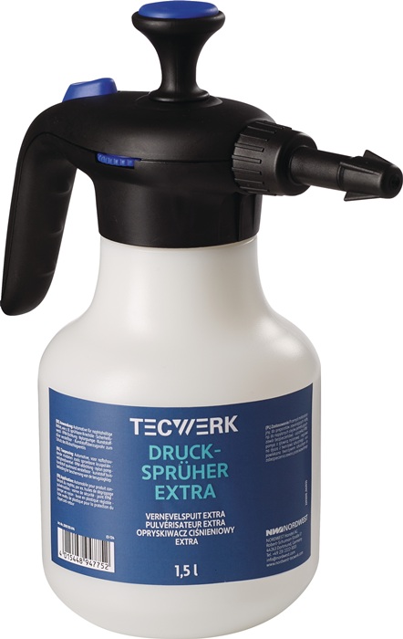 Drucksprüher Extra 1,5l FPM-Dichtung,Kunststoff-Düse TECWERK