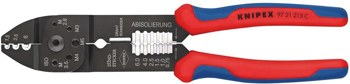 Crimpzange L.230mm 0,5- 6 (AWG 20-10) mm² KNIPEX