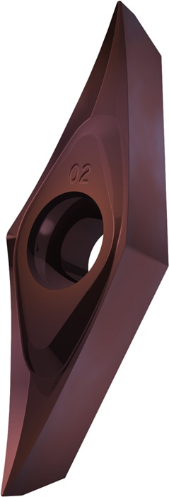 Drehwendeschneidplatte ISO VCGT 160408E-SF3:T8415 D.4,4mm PVD beschichtet