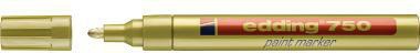 edding Lackmarker 750 4-750053 2-4mm Rundspitze permanent gold