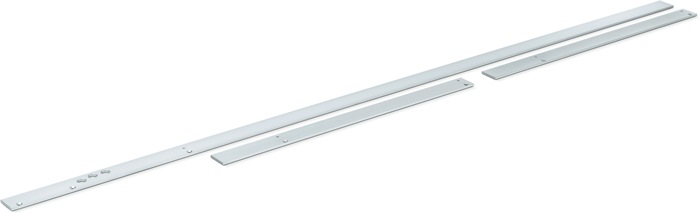 Montageplatte f.R-Gleitschiene BG silber GEZE