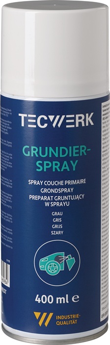 Grundierspray dunkelgrau 400ml Spraydose TECWERK