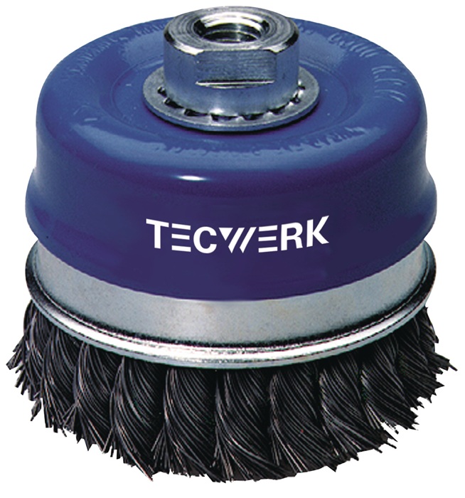 Topfbürste D.65mm Drahtstärke 0,5mm STA 12500min-¹ TECWERK