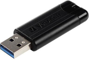 Verbatim USB-Stick PinStripe 49319 USB 3.0 128GB schwarz