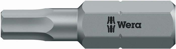 Bit 840/4 Z 1/4 Zoll 7/64 Zoll L.25mm zähhart,HEX-Plus WERA