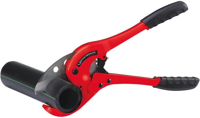 Kunststoffschere ROCUT® TC 75 Prof.0-75mm PP/PE/PB/PEX/PVDF ROTHENBERGER