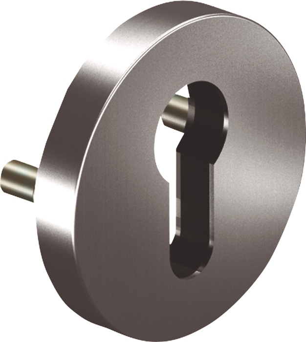 Schlüsselrosette 6612 PZ ER VA ER Schildst.9mm PZ rd.OGRO