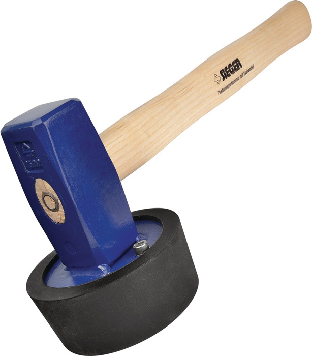 Plattenlegerhammer 2200g holz- u.ringverkeilt L.41,5cm Stiel-L.38cm IDEAL