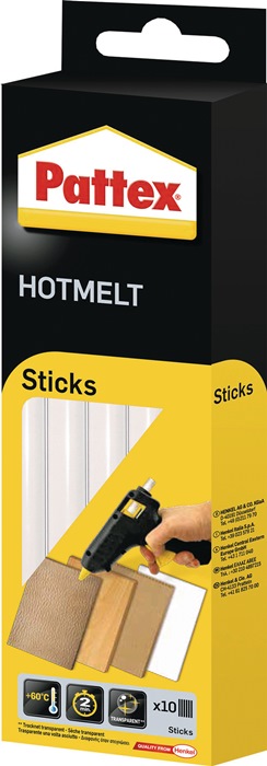 Heißklebepatronen Hot Sticks L.200mm Klebepatronen-D.11,3mm 200g 10 St.PATTEX