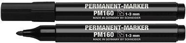 Schneider Permanentmarker Maxx 160 116001 Rundspitze 1-3mm schwarz