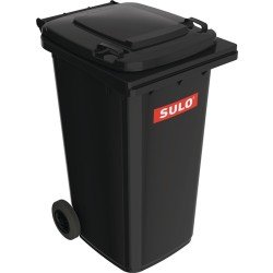 Müllgroßbehälter 240l HDPE anthrazitgrau fahrbar,n.EN 840 SULO