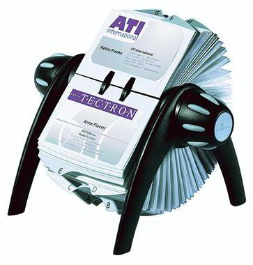 DURABLE Rollkartei VISIFIX FLIP 241701 Kunststoff schwarz
