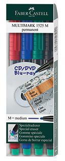 Faber Castell CD DVD-Marker MULTIMARK 152504 1mm 4 St./Pack.