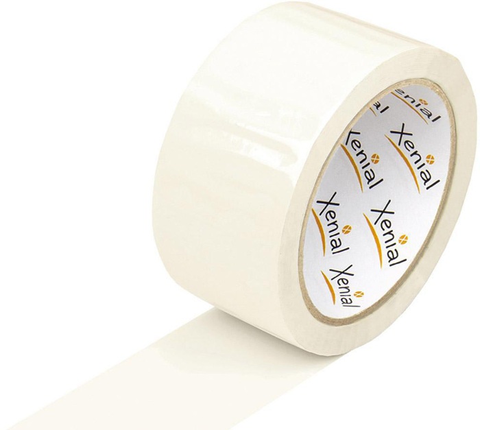 Klebeband Breite 50mm, Länge 66m, Stärke 63µ PP weiß EXTRA, leise abrollbar
