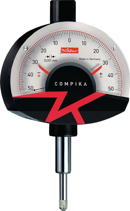 Feinzeiger Compika 1001 0,1mm Abl.0,001mm m.Stoßschutz KÄFER