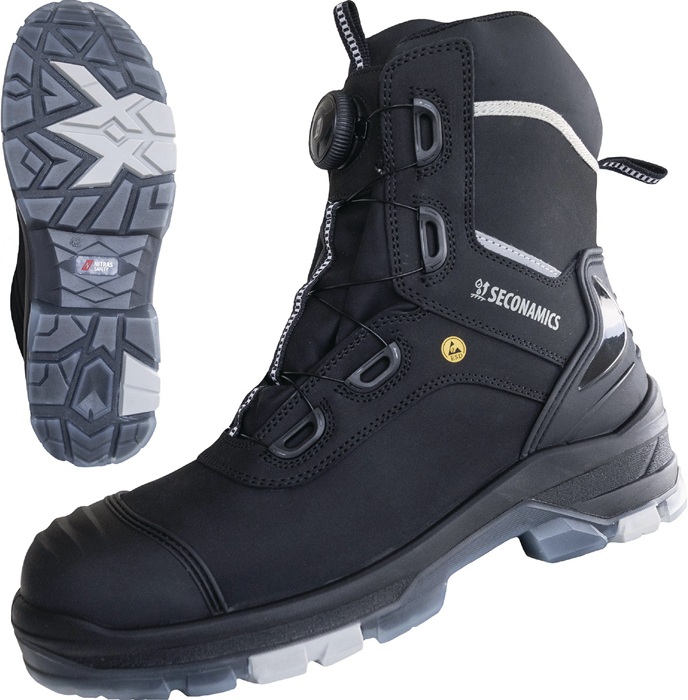 Sicherheitsstiefel ULTIMATE STEP HIGH FIT Gr.45 W.11 schwarz S7S CI FO SC SR