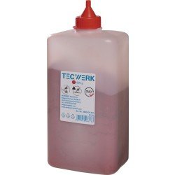 Schlagschnurkreide 1000g rot Ku.-Flasche TECWERK