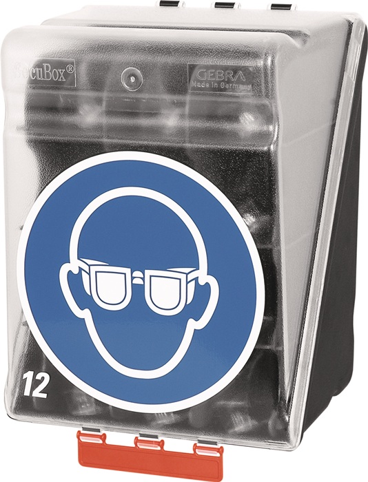 Sicherheitsaufbewahrungsbox SecuBox-Maxi 12 transp.L236xB315xH200ca.mm GEBRA