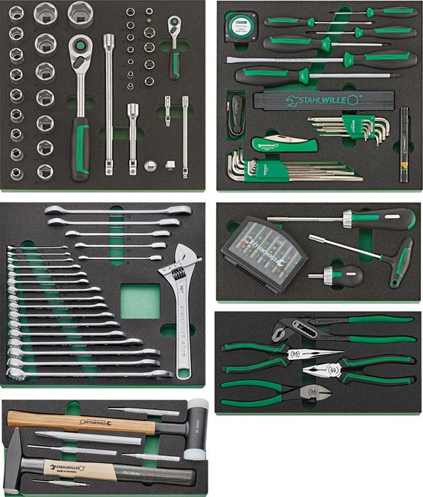 Werkzeugsortiment TCS 821/6 157-tlg.STAHLWILLE