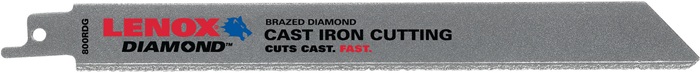 Säbelsägeblatt Diamond Grit L.200mm B.19mm 1 St./Karte