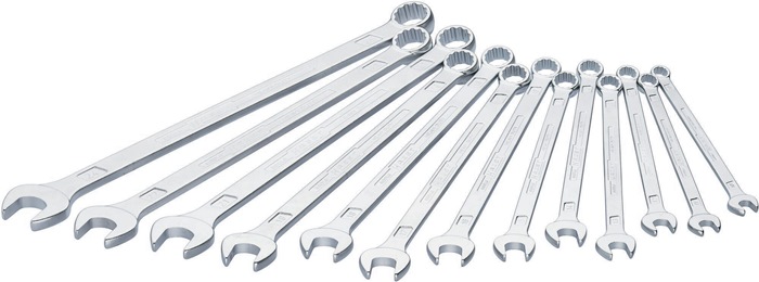 Ringmaulschlüsselsatz 600LG/13 13-tlg.SW 10-24mm Form A Spezialstahl HAZET