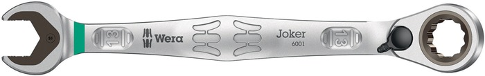 Maulringratschenschlüssel Joker SW 13mm L.179mm umschaltbar,Rings.15Grad WERA