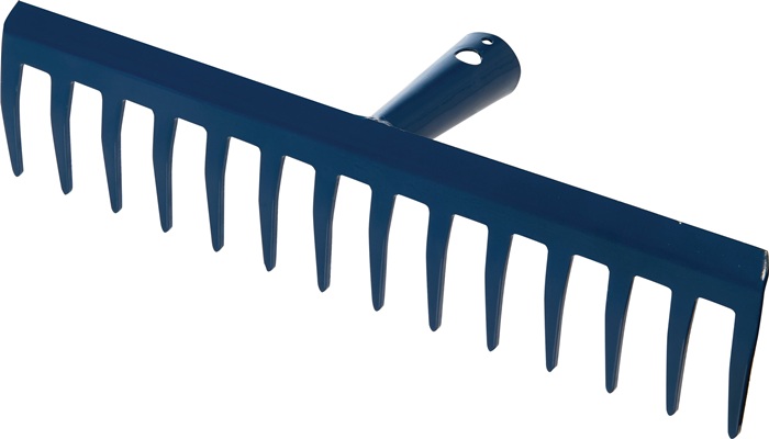 Straßenrechen Arbeits-B.345mm Zinken-L.55 mm,14 Zinken TECWERK