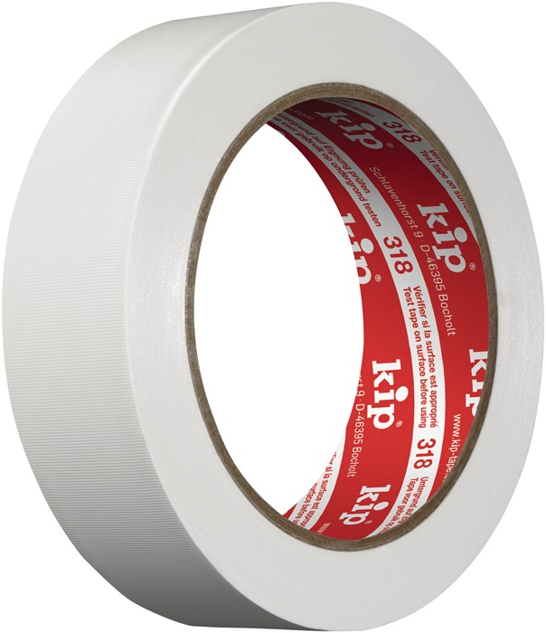 PVC Schutzband 318 weiß L.33m B.50mm Rl.KIP