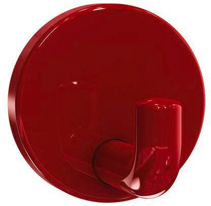 Einzelhaken 477.90.010 einfach A.45mm PA rubinrot 33 D.50mm HEWI