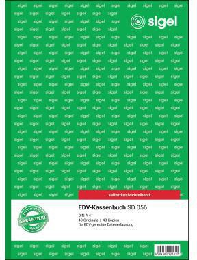 SIGEL Kassenbuch SD056 DIN A4 selbstdurchschreibend 40Blatt